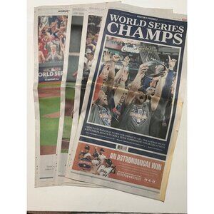 Houston Astros World Series Champs Houston Chronicle 11-13-2022